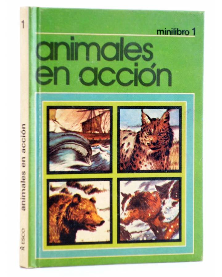 Cubierta de MINILIBRO 1. ANIMALES EN ACCIÓN (A. Esteban / Franklim) Esco 1979