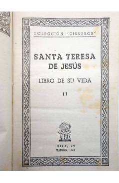 Muestra 1 de COLECCIÓN CISNEROS 2. LIBRO DE SU VIDA II (Santa Teresa De Jesús) Atlas 1943