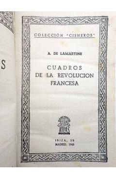 Muestra 1 de COLECCIÓN CISNEROS 13. CUADROS DE LA REVOLUCIÓN FRANCESA (A. De Lamartine) Atlas 1943