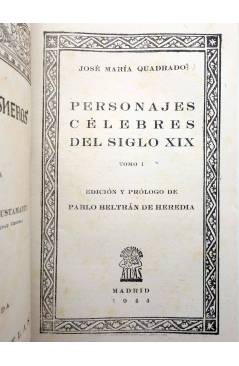 Muestra 1 de COLECCIÓN CISNEROS 50. PERSONAJES CÉLEBRES DEL SIGLO XIX T1 (J.M. Quadrado) Atlas 1944
