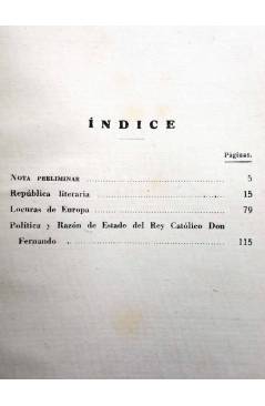 Muestra 2 de COLECCIÓN CISNEROS 71. REPÚBLICA LITERARIA. LOCURAS DE EUROPA (D. De Saavedra Fajardo) Atlas 1944