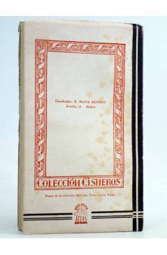 Contracubierta de COLECCIÓN CISNEROS 74. DON DIEGO DE NOCHE (A. J. De Salas Barbadillo) Atlas 1944