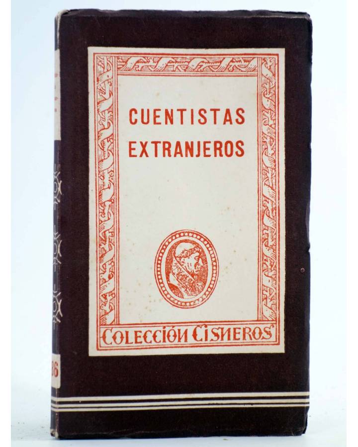 Cubierta de COLECCIÓN CISNEROS 86. CUENTISTAS EXTRANJEROS. ANTOLOGÍA (Vvaa) Atlas 1944