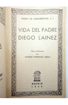 Muestra 1 de COLECCIÓN CISNEROS 89. VIDA DEL PADRE DIEGO LAINEZ (P. Ribadeneyra) Atlas 1944