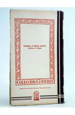 Contracubierta de COLECCIÓN CISNEROS 96. SAINETES (Ramón De La Cruz) Atlas 1944