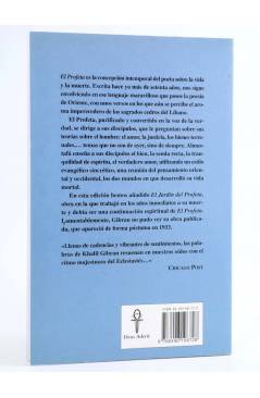 Contracubierta de EL PROFETA / EL JARDÍN DEL PROFETA (Khalil Gibran) Abraxas 2005