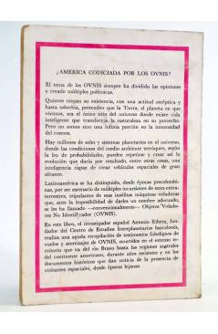 Contracubierta de AMÉRICA Y LOS OVNIS (Antonio Ribera) Posada 1977