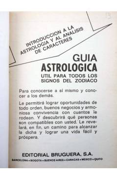 Muestra 1 de GUÍA ASTROLÓGICA PARA SU VIDA PROFESIONAL Y FAMILIAR.. Bruguera 1982