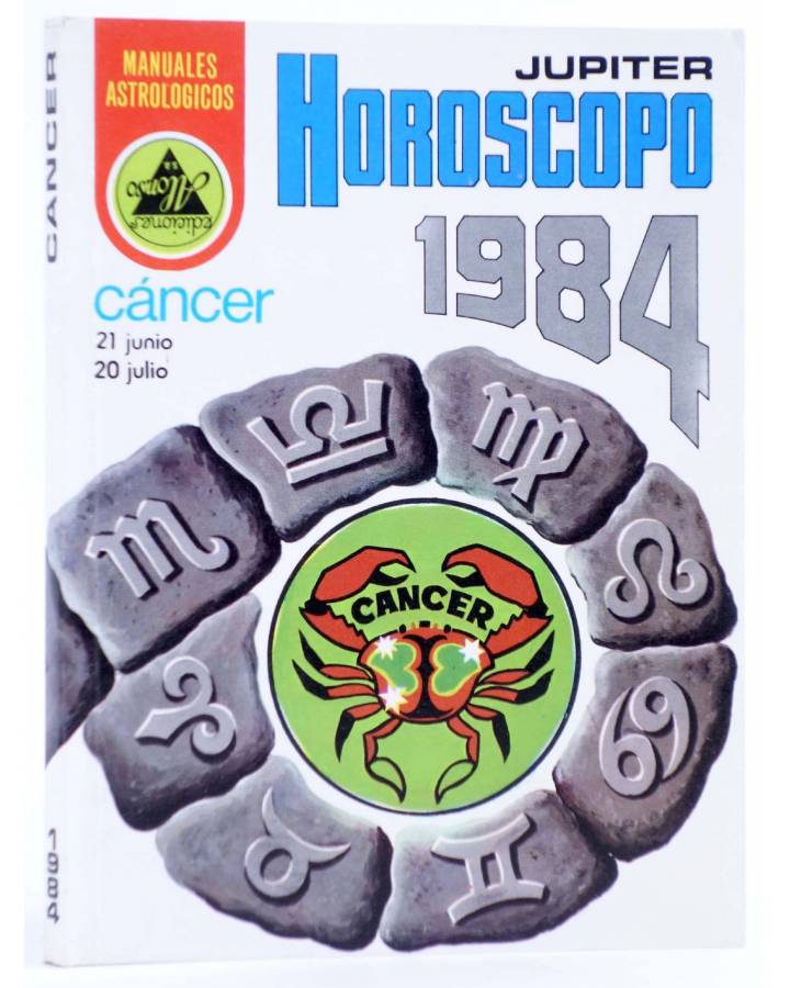 Cubierta de HORÓSCOPO 1984 JUPITER. CANCER. 21 junio a 20 julio. Alonso 1983