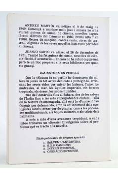 Contracubierta de LA NATURA EN PERILL 3. INFERN FORESTAL (Andreu Martín / Juanjo Sarto) Molino 1987