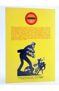 Contracubierta de MARKSMAN 1. FURIA HOMICIDA (Frank Scarpetta) Paneuropea 1976