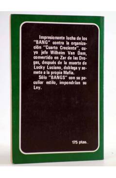 Contracubierta de BANG 8. RUBIA PLATINO: STOP (Alexis Barclay) Producciones Editoriales 1980