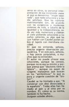 Muestra 2 de MIS CONVERSACIONES CON 10 DIVORCIADAS A LA ESPAÑOLA (F. Caudet) Producciones Editoriales 1977