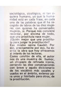 Muestra 2 de MIS CONVERSACIONES CON 10 PROSTITUTAS (F. Caudet) Producciones Editoriales 1977