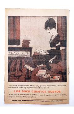 Contracubierta de LA NOVELA CÓMICA 118. EL BULULÚ (S. Ignacio De Alberti / M. De San Román) Madrid 1918