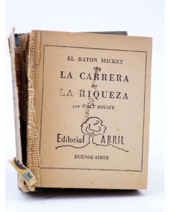 Cubierta de PEQUEÑOS GRANDES LIBROS 1115. EL RATÓN MICKEY: LA CARRERA POR LA RIQUEZA (Walt Disney) Abril 1946