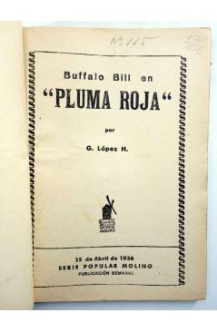 Muestra 1 de SERIE POPULAR MOLINO 115. BUFFALO BILL EN: PLUMA ROJA. Molino 1936