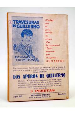 Contracubierta de SERIE POPULAR MOLINO 103. BUFFALO BILL EN: LA TRANPA DEL ÍDOLO (H.C. Granch) Molino 1936