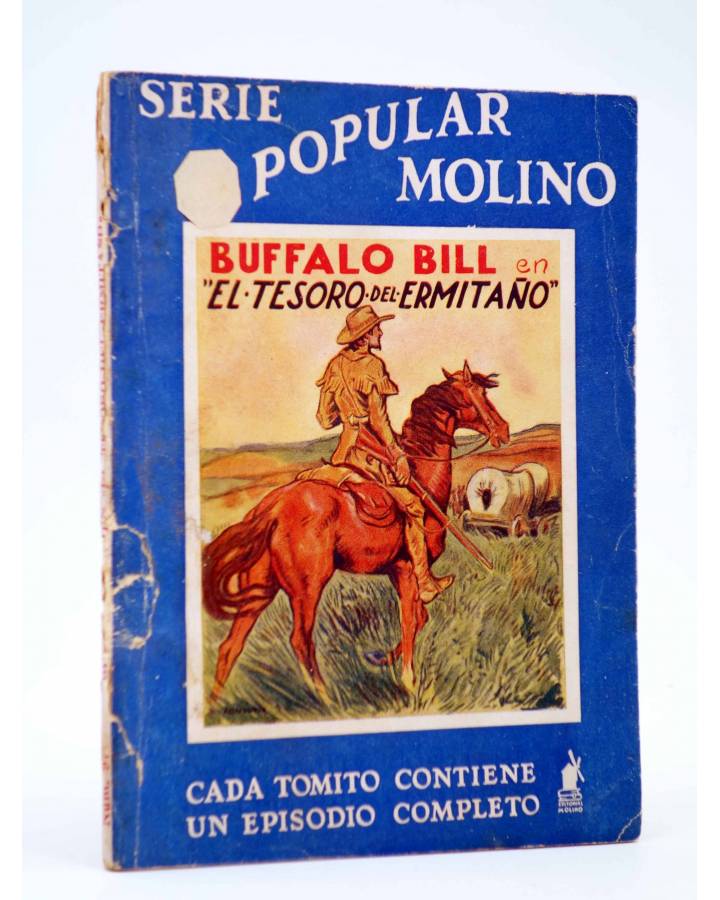 Cubierta de SERIE POPULAR MOLINO 97. BUFFALO BILL EN: EL TESORO DEL ERMITAÑO (H.C. Granch) Molino 1935