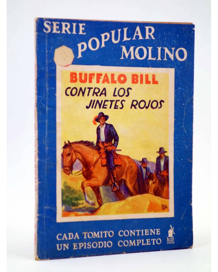 Cubierta de SERIE POPULAR MOLINO 49. BUFFALO BILL CONTRA LOS JINETES ROJOS (H.C. Granch) Molino 1935