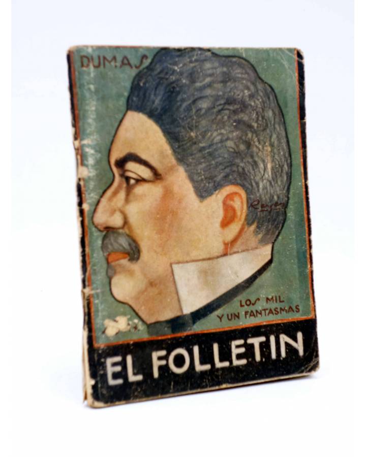 Cubierta de EL FOLLETÍN 1ª ÉPOCA AÑO I Nº 1. LOS MIL Y UN FANTASMAS (Alejandro Dumas) Prensa Popular 1923