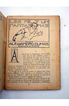 Muestra 2 de EL FOLLETÍN 1ª ÉPOCA AÑO I Nº 1. LOS MIL Y UN FANTASMAS (Alejandro Dumas) Prensa Popular 1923