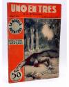 Cubierta de LA NOVELA AVENTURA 6. UNO EN TRES (S.A. Steeman) Hymsa 1933