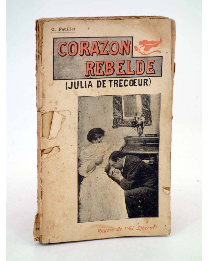 Cubierta de CORAZÓN REBELDE JULIA DE TRECOEUR (O. Feuillet) La Vida Literaria 1915