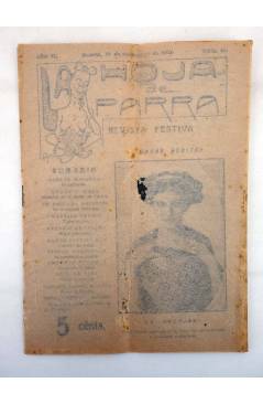 Cubierta de LA HOJA DE PARRA 83. REVISTA FESTIVA. LA RADHJAH. 30 NOVIEMBRE 1912 (Vvaa) La Hoja de Parra 1912