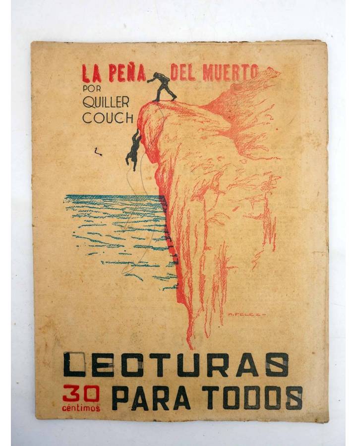 Cubierta de LECTURAS PARA TODOS 135. LA PEÑA DEL MUERTO (Quller Couch) Ibérica 1934