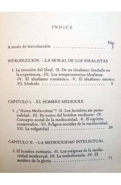 Muestra 3 de EL HOMBRE MEDIOCRE (José Ingenieros) Producciones Editoriales 1980