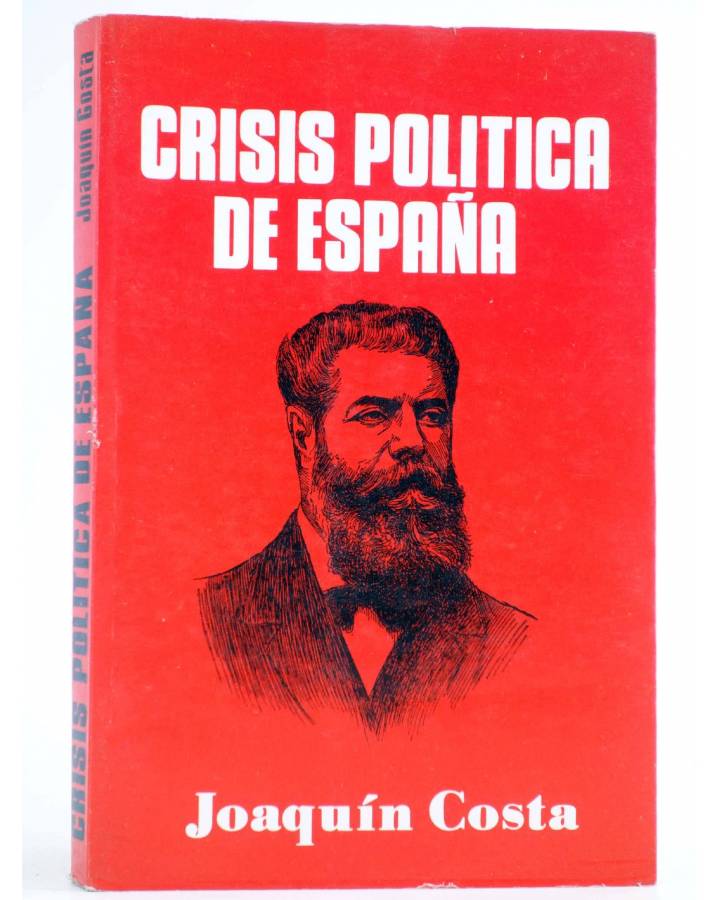 Cubierta de CRISIS POLÍTICA EN ESPAÑA (Joaquín Costa) Producciones Editoriales 1980