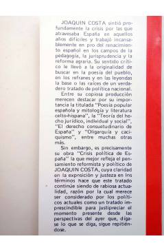Muestra 2 de CRISIS POLÍTICA EN ESPAÑA (Joaquín Costa) Producciones Editoriales 1980
