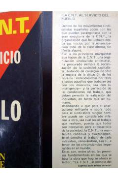 Muestra 1 de LA CNT AL SERVICIO DEL PUEBLO (Ramón Liarte) Producciones Editoriales 1978