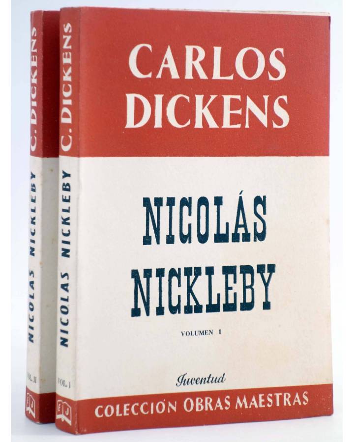 Cubierta de NICOLÁS NICKLEBY. COMPLETO 2 VOLS (Carlos Dickens) Juventud 1947