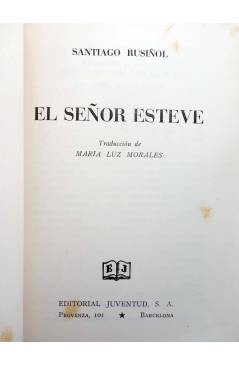 Muestra 1 de EL SEÑOR ESTEVE (Santiago Rusiñol) Juventud 1949. INTONSO