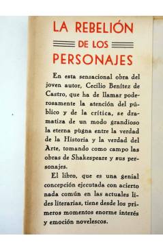 Muestra 1 de LA REBELIÓN DE LOS PERSONAJES (Cecilio Benítez De Castro) Juventud 1940