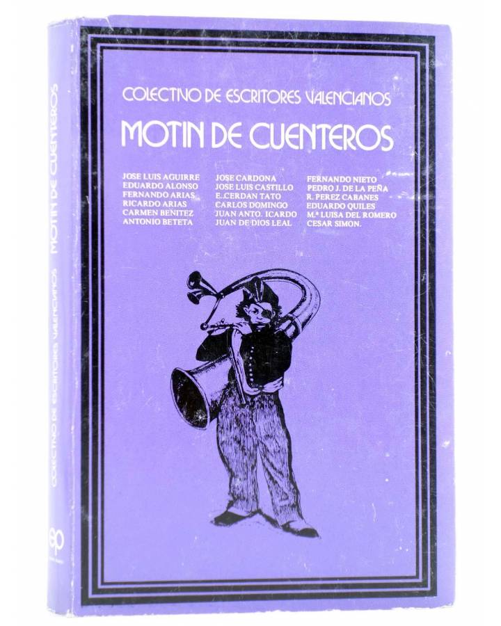 Cubierta de COLECCIÓN SINOPLE SERIE MALVA 5. MOTÍN DE CUENTEROS (Colectivo De Escritores Valencianos) Prometeo 1979