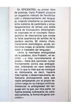 Muestra 1 de GULES POESÍA 7. EPICENTRO (Carlo Frabetti) Prometeo 1982