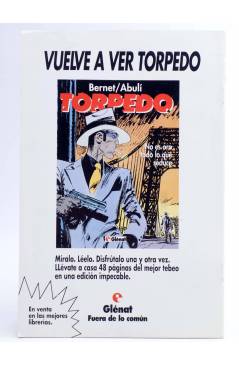 Contracubierta de TORPEDO 1936. FOLLETO OBRA DE TEATRO (Pepe Miravete) Tiranpalan Circa 1997