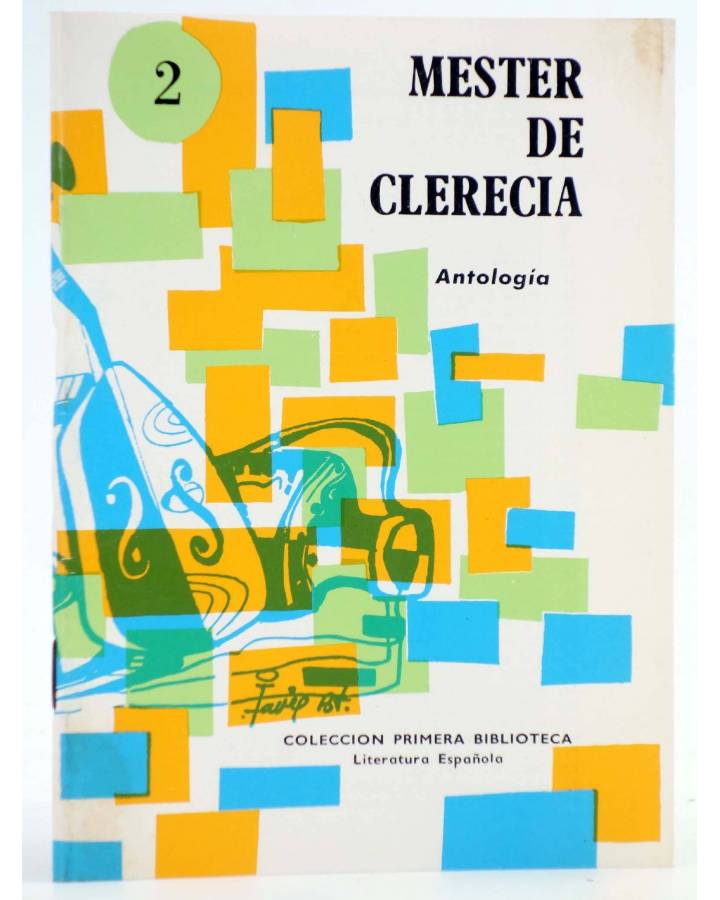 Cubierta de COLECCIÓN PRIMERA BIBLIOTECA 2. ANTOLOGÍA (Mester De Clerecía) Coculsa 1980