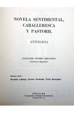 Muestra 1 de COLECCIÓN PRIMERA BIBLIOTECA 16. NOVELA SENTIMENTAL CABALLERESCA Y PASTORIL (Vvaa) Coculsa 1981