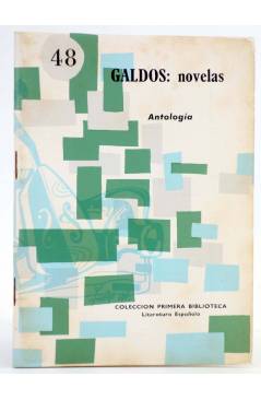 Cubierta de COLECCIÓN PRIMERA BIBLIOTECA 48. GALDÓS: NOVELAS (Benito Pérez Galdós) Coculsa 1981