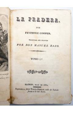 Muestra 2 de LA PRADERA TOMO 1 (Fenimore Cooper) Tomás Jordán 1832