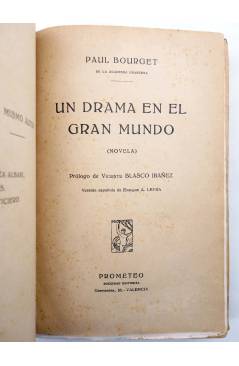 Muestra 1 de LA NOVELA LITERARIA. UN DRAMA EN EL GRAN MUNDO (Paul Bourget) Prometeo Circa 1930