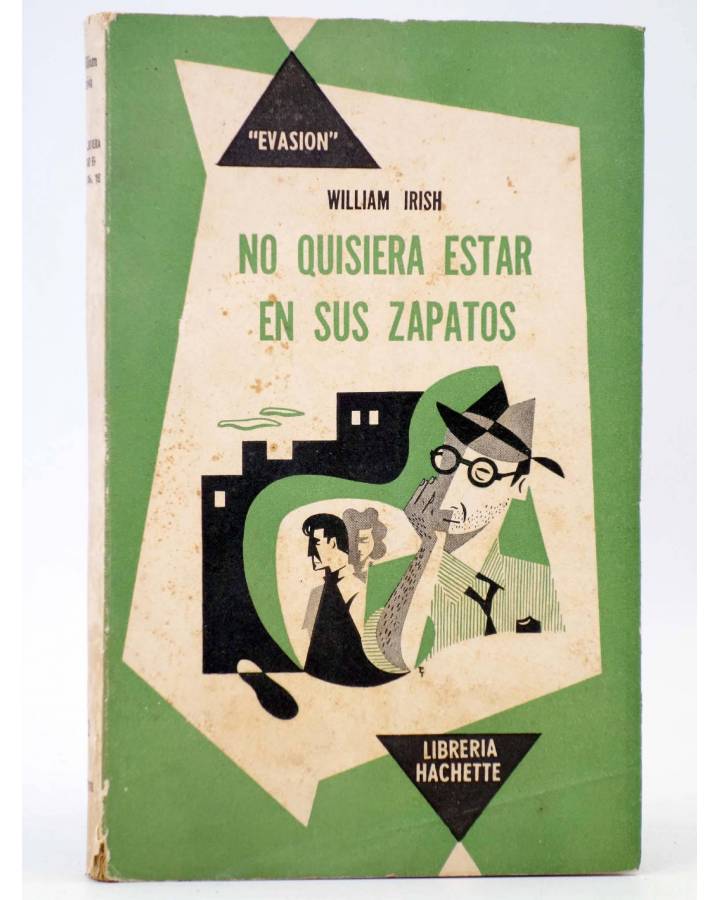 Cubierta de EVASIÓN 32. NO QUISIERA ESTAR EN SUS ZAPATOS (William Irish) Hachette Arg. 1953