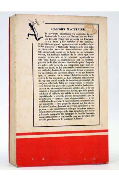 Contracubierta de BIBLIOTECA BREVE 151. FRANKIE Y LA BODA (Carson Mccullers) Seix Barral 1960