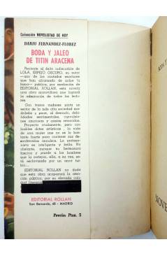 Muestra 1 de NOVELISTAS DE HOY 7. BODA Y JALEO DE TITÍN ARACENA (Dario Fernández Flórez) Rollán 1952