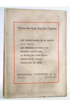 Contracubierta de TEARA (J. Aguilar Catena) Juventud 1940. INTONSO