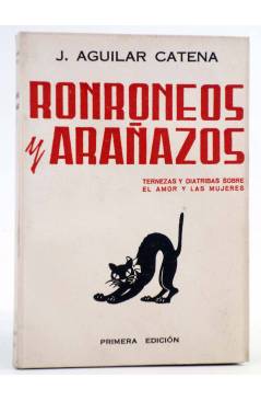 Cubierta de RONRONEOS Y ARAÑAZOS (J. Aguilar Catena) Aguilar Catena 1942. INTONSO